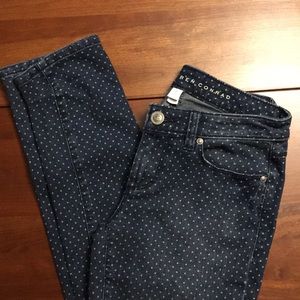 Polka Dot Skinny Jeans